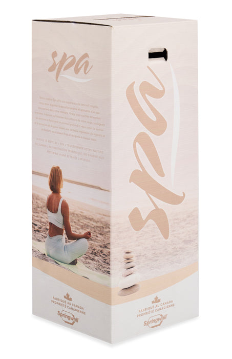Matelas ferme à plateau-coussin dans une boîte Spa 10 de Springwall pour lit double