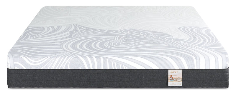 Matelas ferme à plateau-coussin dans une boîte Spa 8 de Springwall pour très grand lit californien de véhicule récréatif