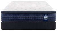  Ensemble matelas moyen à Euro-plateau Stonebridge Vanguard de Serta pour grand lit