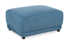 Voyage Modular 6-Piece Left-Facing Fabric Sectional with Console and Ottoman – Blue | Sofa sectionnel modulaire de gauche Voyage 6 pièces en tissu avec console et pouf - bleu