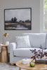 Finesse 81" Contemporary Chenille Fabric Sofa - Rain | Sofa contemporain Finesse de 81 po en tissu de chenille - rain