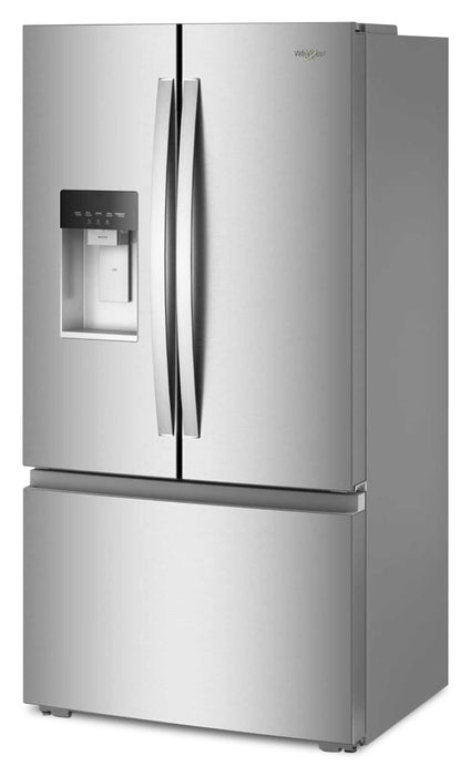 Réfrigérateur Whirlpool de 23,4 pi3 et de 36 po à portes françaises - acier inoxydable résistant aux traces de doigts - WRFC5236RZ