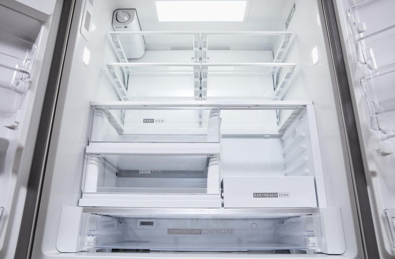 Réfrigérateur Whirlpool de 23,4 pi3 et de 36 po à portes françaises - acier inoxydable résistant aux traces de doigts - WRFC5236RZ