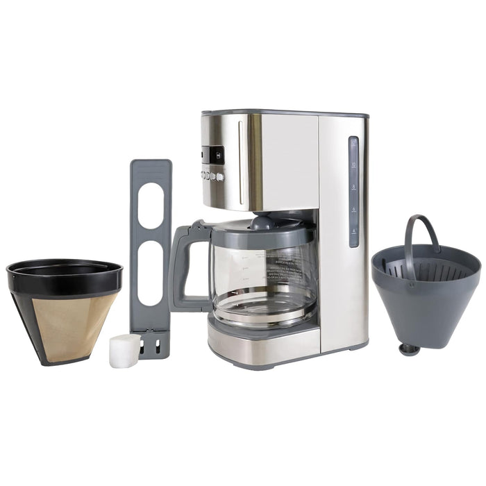 Cafetière programmable Kenmore de 12 tasses avec gestion de l’arôme et affichage numérique - KKCM12S