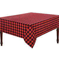 Nappe ronde de 60 po à point à carreaux