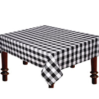 Nappe de 60 po à point à carreaux blanc