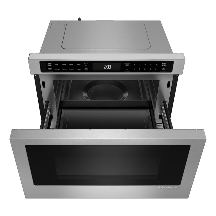 Tiroir four à micro-ondes sous le comptoir KitchenAid de 1,3 pi3 et de 24 po - acier inoxydable - KMBD524TPS