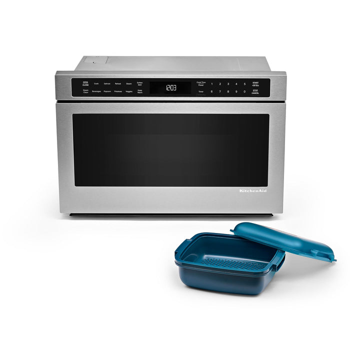 Tiroir four à micro-ondes sous le comptoir KitchenAid de 1,3 pi3 et de 24 po - acier inoxydable - KMBD524TPS