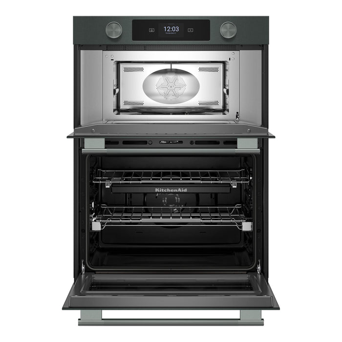 Four mural combiné intelligent électrique KitchenAid de 30 po avec caméra de cuisson – Genièvre - KOEC930SJP
