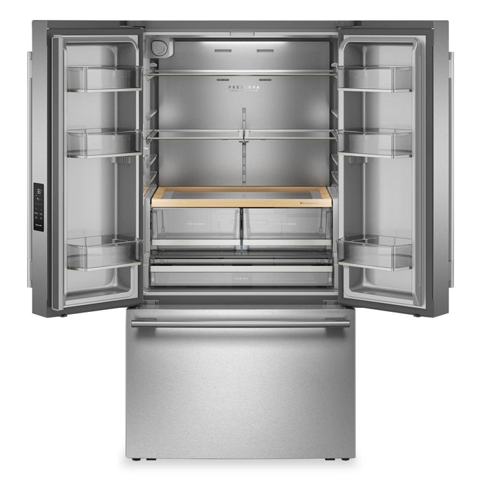 Réfrigérateur à portes françaises KitchenAid de 31 pi³ – acier inoxydable avec fini PrintShieldMC – KRFF336SPS