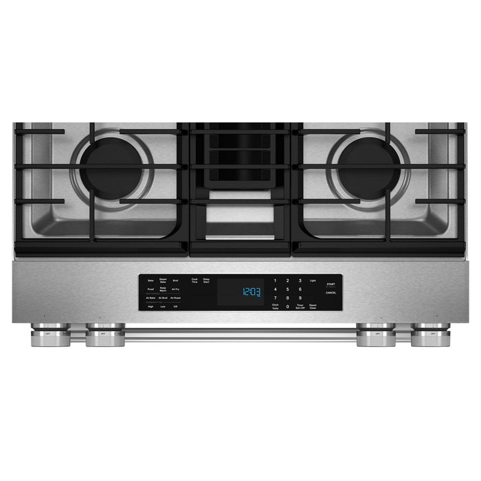 Cuisinière hybride encastrée KitchenAid de 6,4 pi3 et de 30 po - acier inoxydable PrintShieldMC - KSDV730TPS