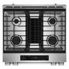 KitchenAid 30” 6.4 Cu. Ft. Slide-In Dual Fuel Range – PrintShield™ Stainless Steel - KSDV730TPS | Cuisinière hybride encastrée KitchenAid de 6,4 pi3 et de 30 po - acier inoxydable PrintShieldMC - KSDV730TPS