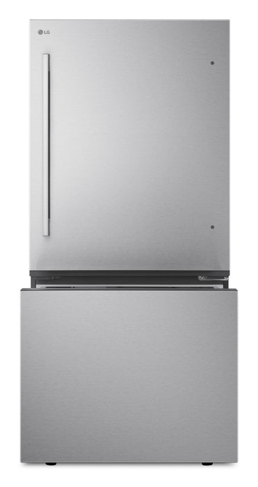 Réfrigérateur LG de 26 pi3 et de 33 po de profondeur standard à congélateur inférieur - LB26H2200S \t