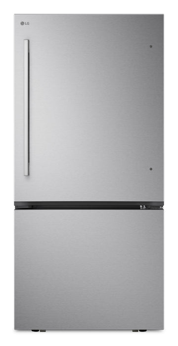 Réfrigérateur LG de 26 pi3 et de 33 po de profondeur standard à congélateur inférieur - LB26H2200S \t