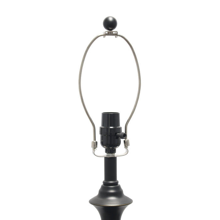 Ensemble 3 pièces Elegant Designs de 2 lampes de table et de 1 lampe à pied - bronze restauré