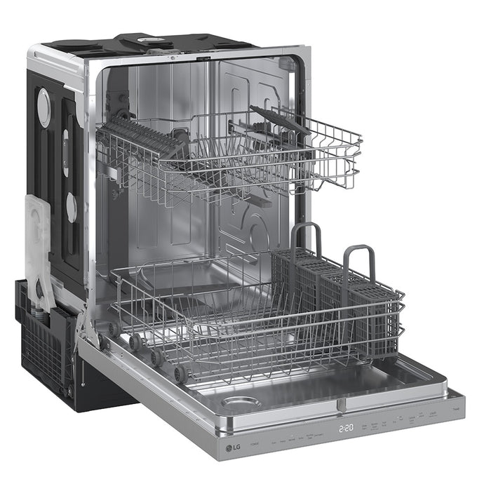 Lave-vaisselle LG de 22,37 po et de 52 dB avec commandes sur le dessus et FlushFitMC - acier inoxydable - LDNPC227S