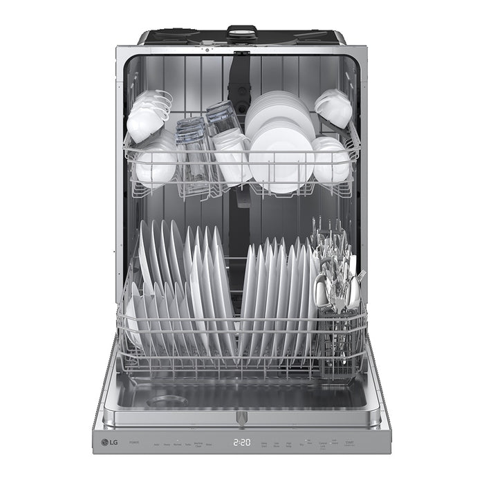 Lave-vaisselle LG de 22,37 po et de 52 dB avec commandes sur le dessus et FlushFitMC - acier inoxydable - LDNPC227S