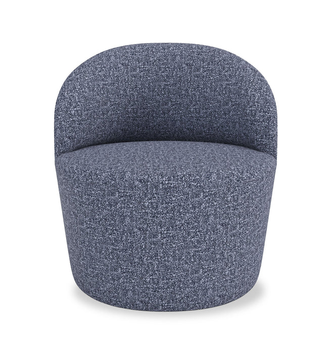 Fauteuil d’appoint Lexi de 28,35 po en tissu - bleu
