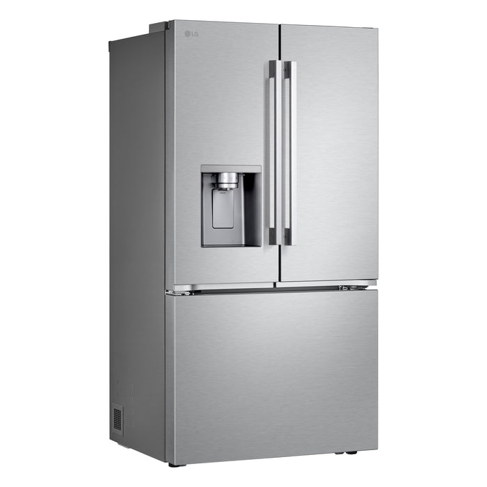Réfrigérateur LG de 26 pi3 et de 36 po de profondeur comptoir à portes françaises - acier inoxydable - LF26WCH62S