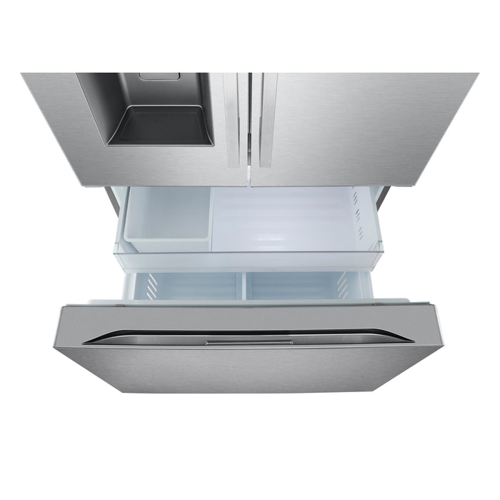 Réfrigérateur LG de 26 pi3 et de 36 po de profondeur comptoir à portes françaises - acier inoxydable - LF26WCH62S