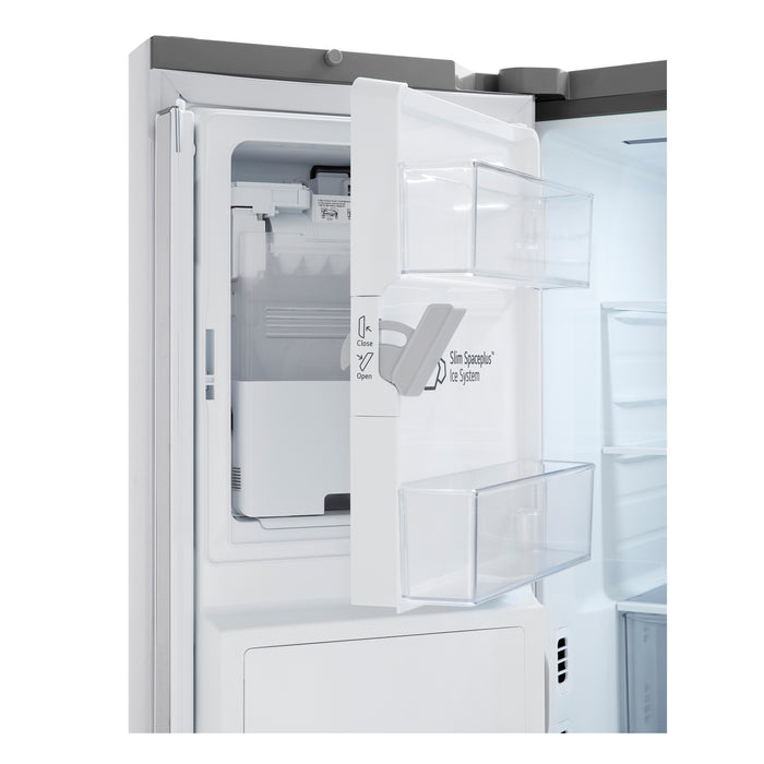 Réfrigérateur LG de 26 pi3 et de 36 po de profondeur comptoir à portes françaises - acier inoxydable - LF26WCH62S