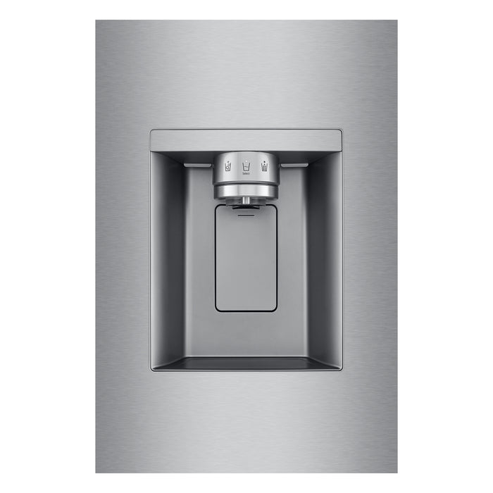 Réfrigérateur LG de 26 pi3 et de 36 po de profondeur comptoir à portes françaises - acier inoxydable - LF26WCH62S