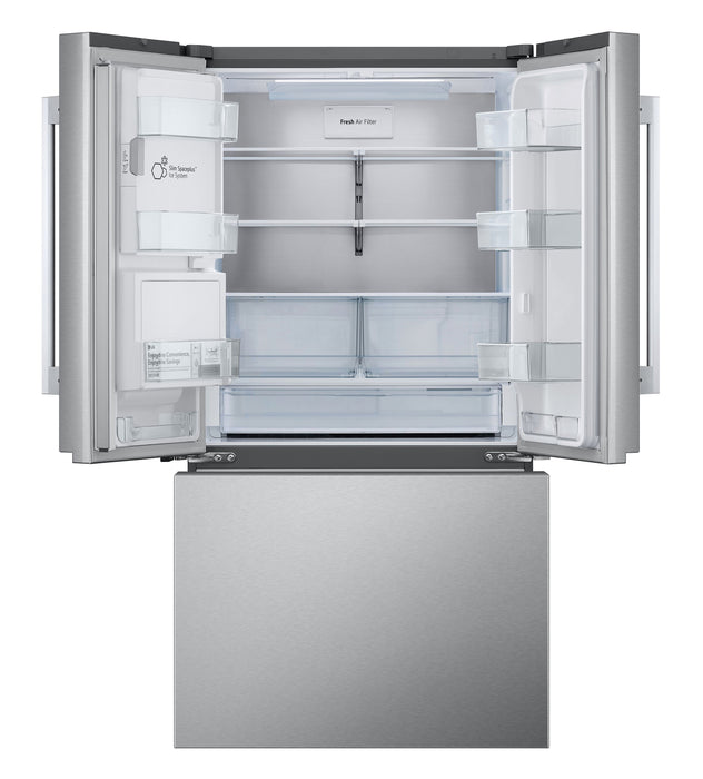Réfrigérateur à 3 portes LG de 31 pi3 et de 36 po à portes françaises de profondeur standard MAXMD - LF31WSH63S