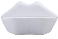 Causeuse Kiss de Manhattan Comfort de 61,8 po en similicuir - blanche