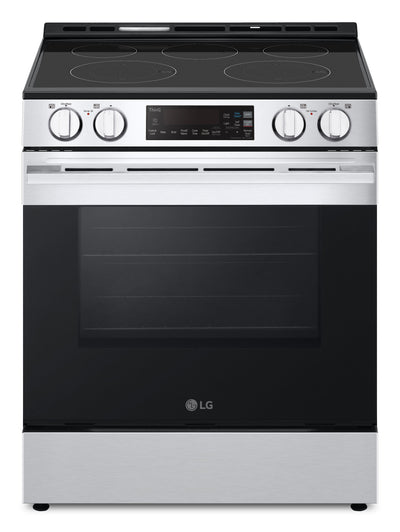LG 30" 6.3 Cu. Ft. Electric Range with Self Clean - 	Printproof Stainless Steel - LSEL6331XE | Cuisinière électrique LG de 6,3 pi3 et de 30 po avec autonettoyage - acier inoxydable PrintProofMC - LSEL6331XE
