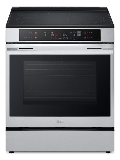LG 30" 6.3 Cu. Ft. Induction Range with Air Fry - PrintProof Stainless Steel - LSIL6332XE  | Cuisinière à induction LG de 6,3 pi3 et de 30 po avec friture à air - acier inoxydable PrintProofMC - LSIL6332XE