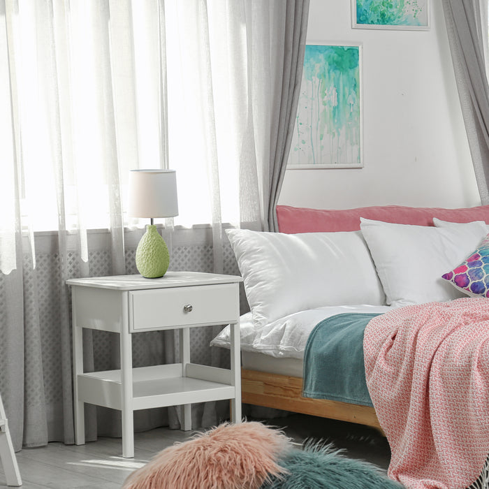 Lampe de table de Simple Designs ovale en céramique à stuc texturé - verte