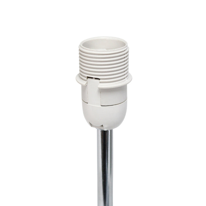 Mini lampe de table de base de Simple Designs chromée - bleue
