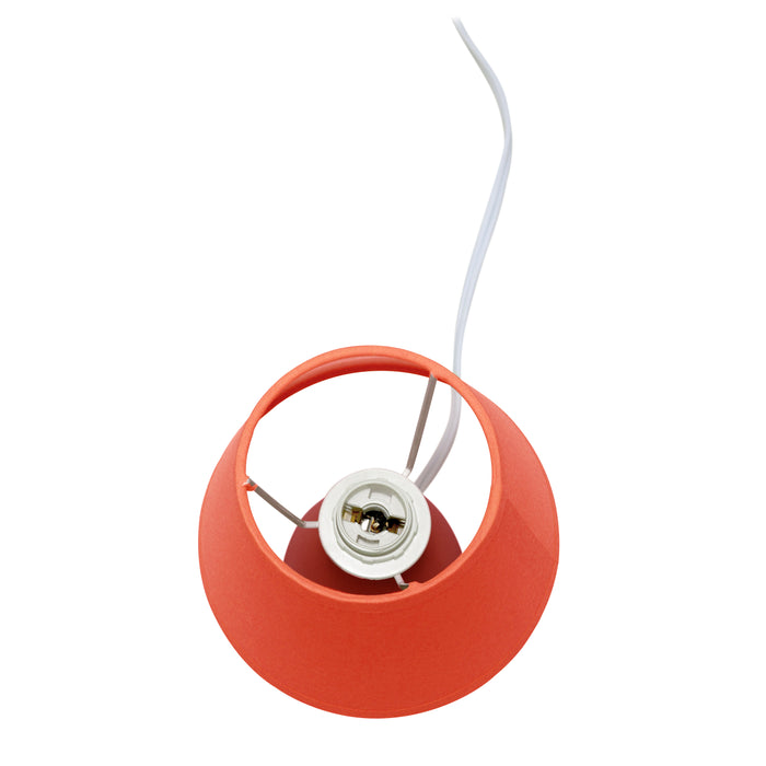 Mini lampe de table de Simple Designs en céramique en forme d’œuf - orange