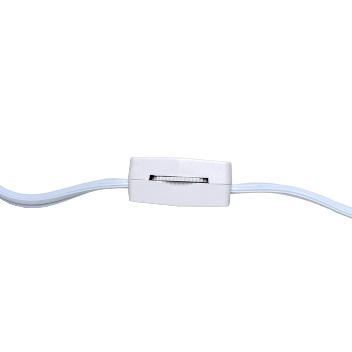 Lampe géométrique de Simple Designs en béton - blanche