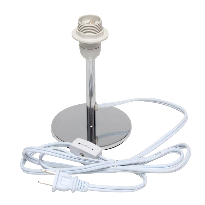 Mini lampe de table de Simple Designs avec abat-jour incliné en tissu - rouge