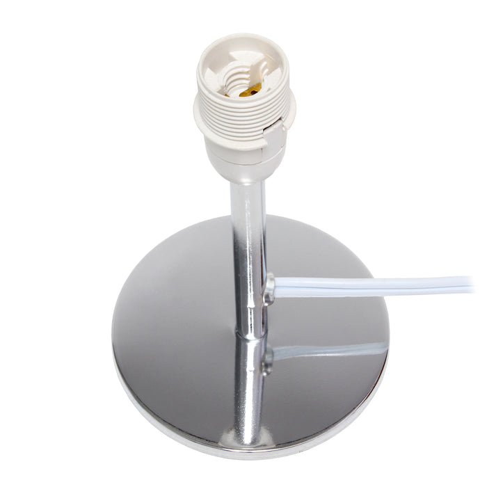 Mini lampe de table de Simple Designs avec abat-jour incliné en tissu - rouge
