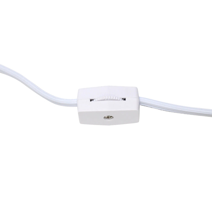 Lampe de table de Simple Designs en céramique à texture linéaire - taupe