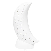 Lampe de table de Simple Designs en porcelaine en forme de lune