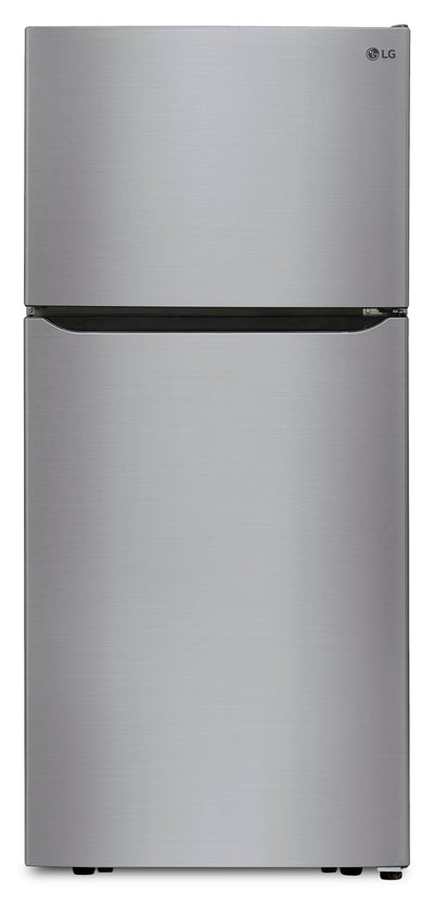 LG 30" 20 Cu. Ft. Top-Mount Refrigerator – Platinum Silver - LTCS20020V  | Réfrigérateur LG de 20 pi3 et de 30 po à congélateur supérieur - argenté platine - LTCS20020V