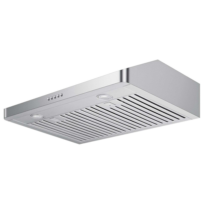 Hotte de cuisinière sous l'armoire Victory de 30 po et de 600 pi3/min en acier inoxydable - Luna-M-30