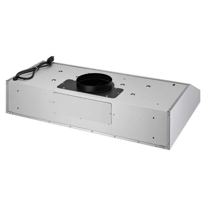 Hotte de cuisinière sous l'armoire Victory de 30 po et de 600 pi3/min en acier inoxydable - Luna-M-30