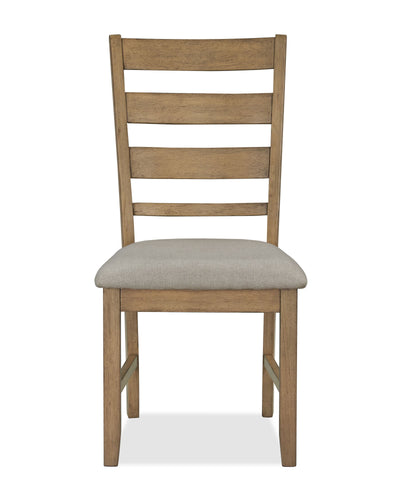 Maple Dining Chair, Ladder Back - Natural | Chaise de salle à manger Maple avec dossier en échelle - naturelle | MAPLCDSC