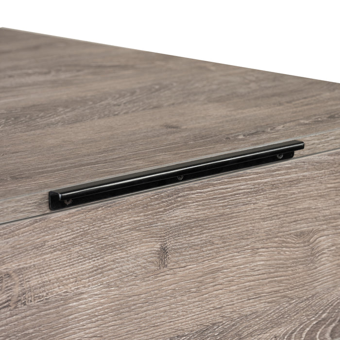 Table à café Matthew de 48 po avec dessus relevable et rangement - multicolore