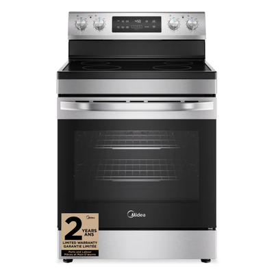 Midea 30" 6.3 Cu. Ft. Electric Range - MER30B14ASTC  | Cuisinière électrique Midea de 30 po et à capacité de 6,3 pi3 - MER30B14ASTC  | MER30STC