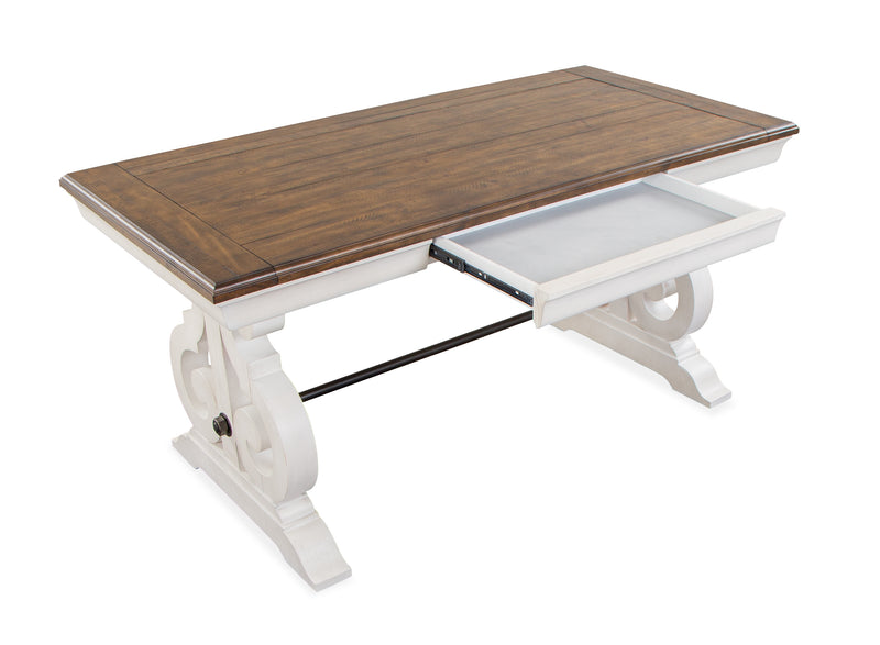 Bureau Milson de 29,88 po avec rangement - albâtre