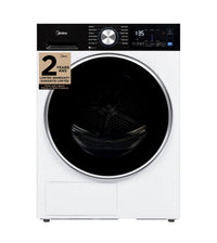 Sécheuse compacte Midea à chargement frontal de 4,4 pi³ avec pompe à chaleur et antifroissement - blanche - MLHE31S2BBW