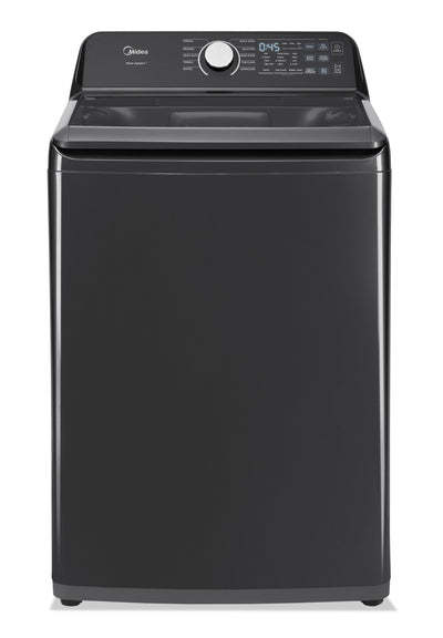 Midea 5.1 Cu. Ft. Smart Agitator Washer – Black - MLTW51A2BGG | Laveuse intelligente Midea de 5,1 pi3 avec agitateur - noire - MLTW51A2BGG