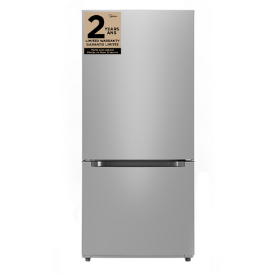 Midea 18.7 Cu. Ft. Bottom-Freezer Refrigerator - MRB19B7AST | Réfrigérateur Midea de 18,7 pi³ à congélateur inférieur - MRB19B7AST | MRB19B7S