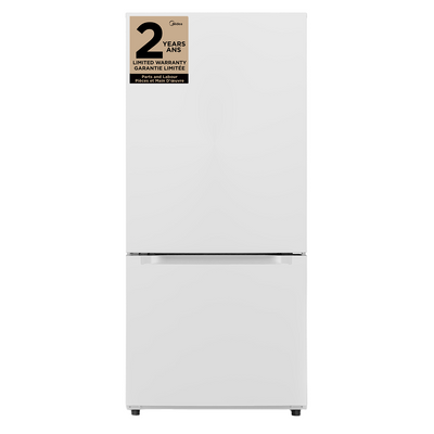 Midea 18.7 Cu. Ft. Bottom-Freezer Refrigerator - MRB19B7AWW | Réfrigérateur Midea de 18,7 pi³ à congélateur inférieur - MRB19B7AWW | MRB19B7W
