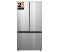  Réfrigérateur Midea de 22,6 pi3 et de 33 po de profondeur comptoir à portes françaises avec machine à glaçons - MRF23I7AST